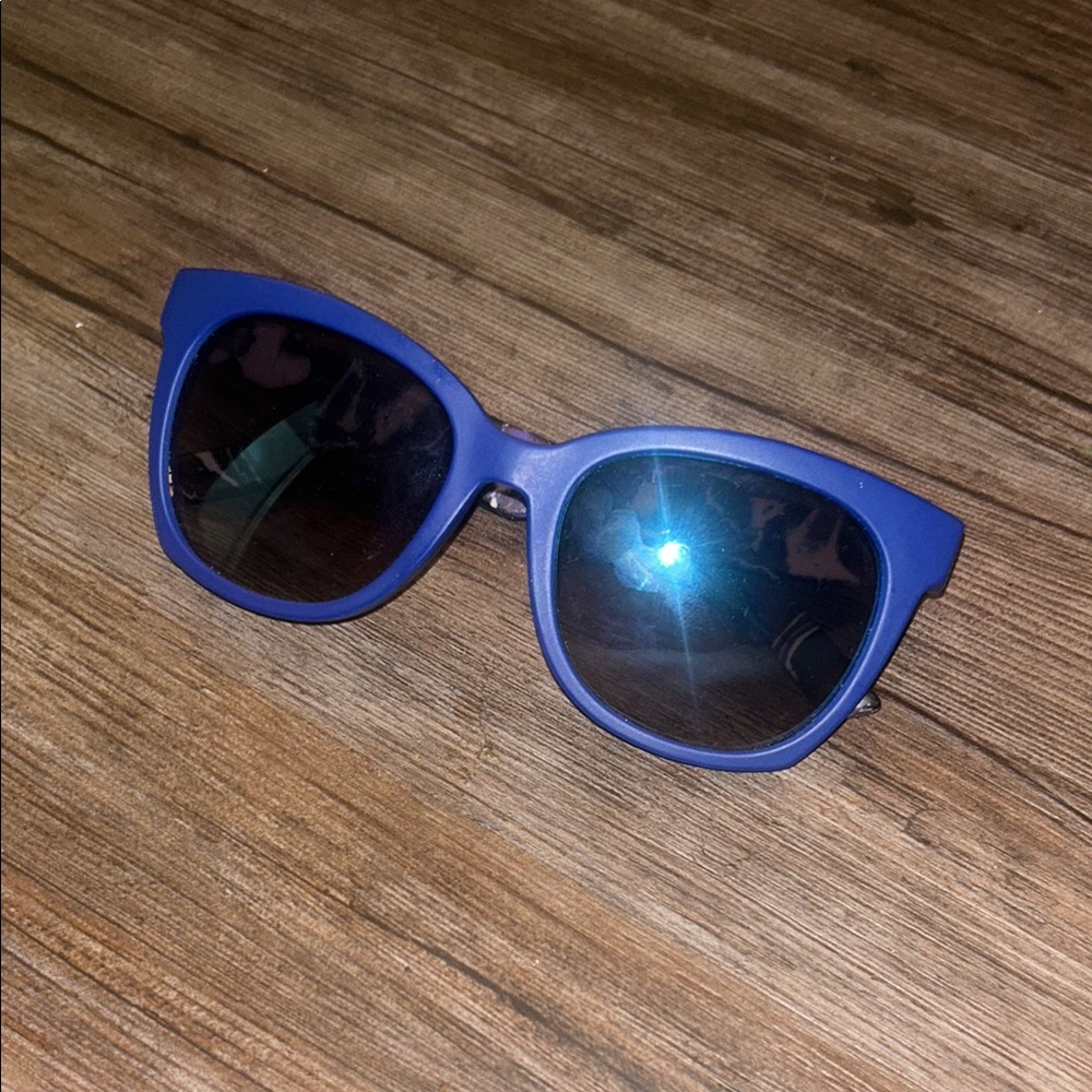 Alexander McQueen Blue Sunglasses